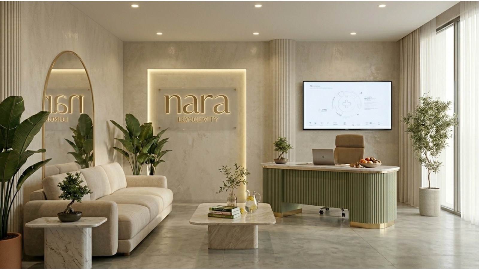 Nara Longevity clinic interior